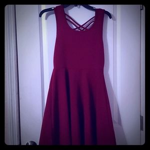 Maroon dress